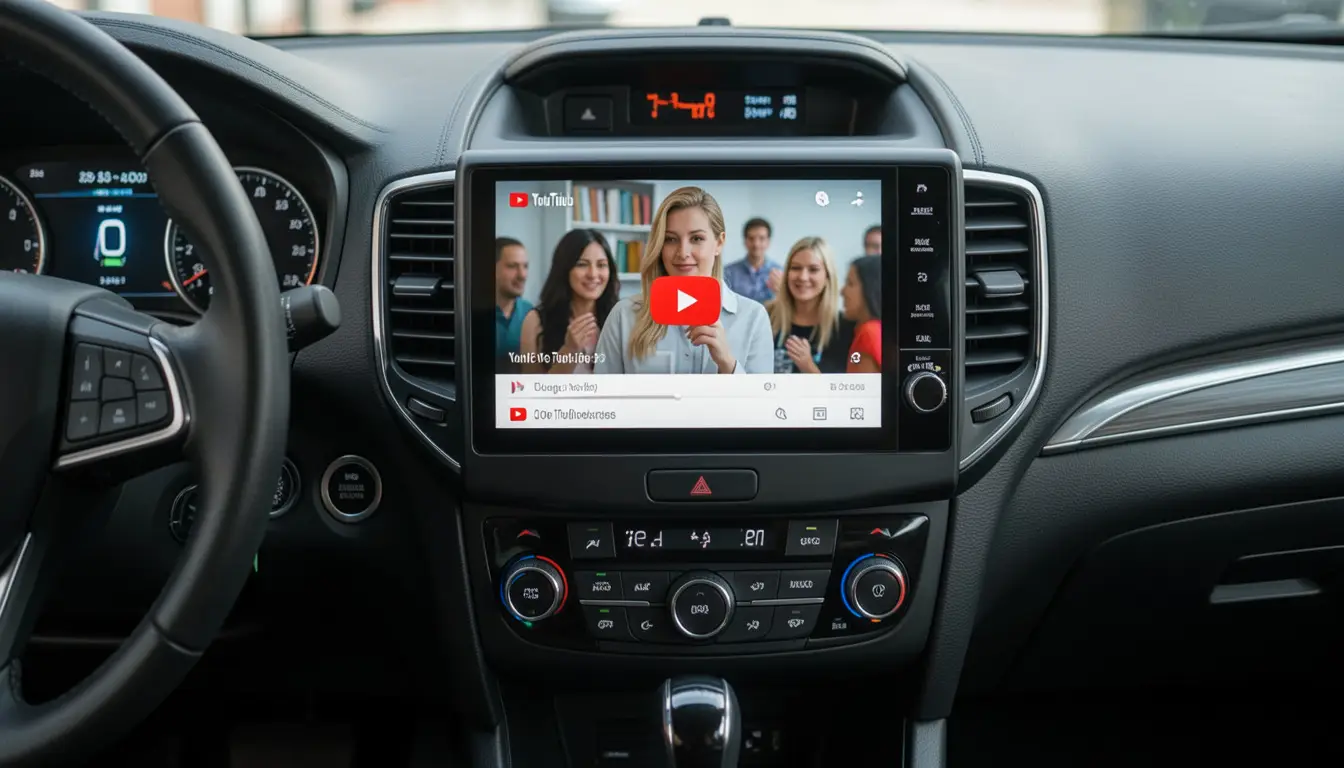 Anúncios na central multimídia tendência, riscos e seus direitos ao volante