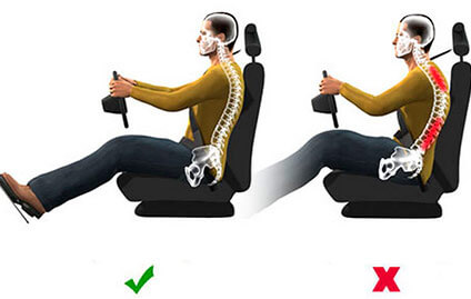 Posição de dirigir