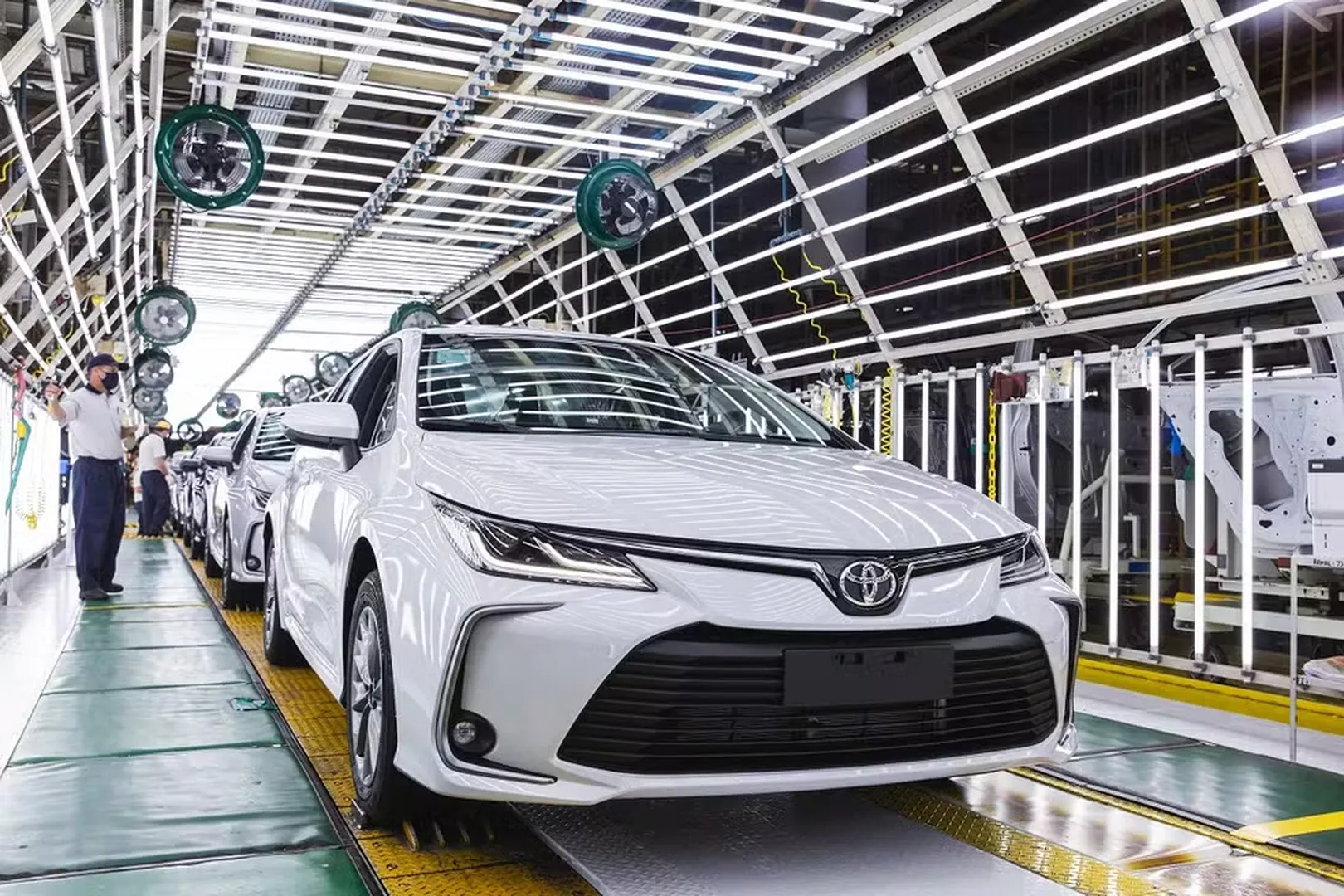 Toyota mira lucro com linha mais enxuta
