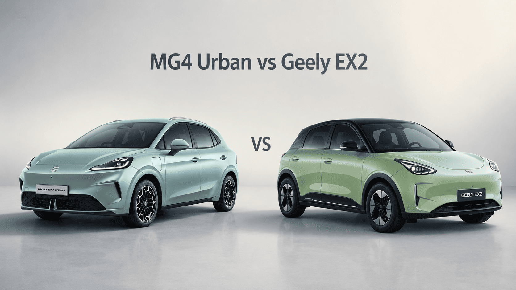 MG4 Urban vs Geely EX2
